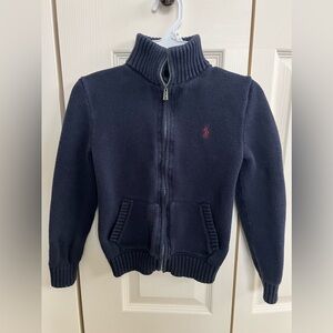 Polo by Ralph Lauren Full Zip Cardigan.  Youth Size 8